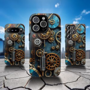 Abstract Steampunk Phone Case – iPhone | Samsung | Pixel