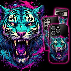 Neon Tiger Phone Case - iPhone | Samsung | Pixel