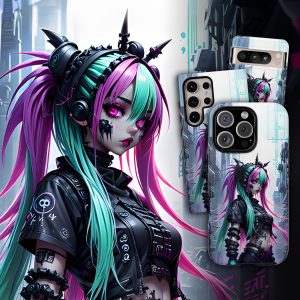 Anime Cybergoth Girl Phone Case - iPhone | Samsung | Pixel