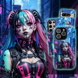Cyberpunk Cybergoth Phone Case – iPhone | Samsung | Pixel
