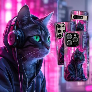Gamer Kitty Phone Case – iPhone | Samsung | Pixel