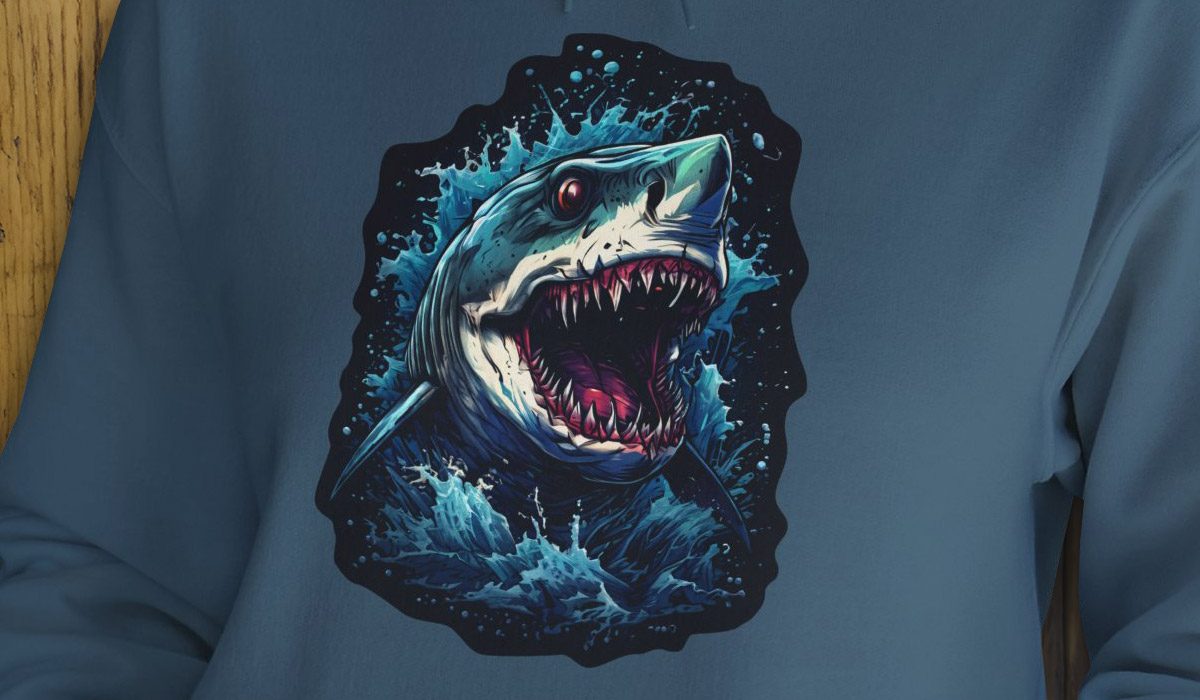 Zombie Shark Hoodie